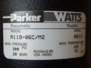 New Parker Pneumatic Regulator R119 06C/M2 #30215  