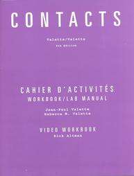 Contacts Workbook Lab Manual by Valette, Jean Paul Valette and Rebecca 