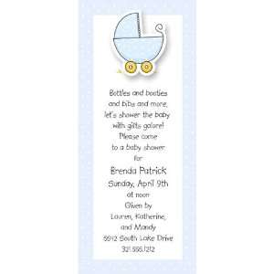  Baby Stroller Boy Wigglers Party Invitations Toys & Games