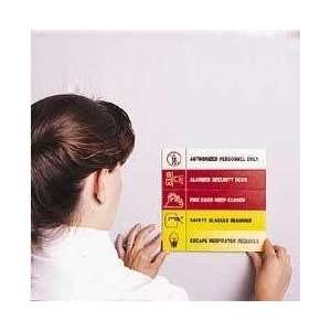  Electromark Adhesive Door Signs VWR006 Health & Personal 