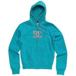 DC Womens Sharp Zip Up Hoody   Large/Enamel Blue