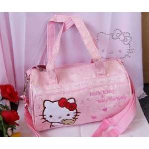  Cute Pink Medium Sized Hello Kitty Style Tote Bag/Gym Bag 