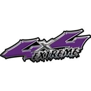  Wicked Series 4x4 Extreme Purple Decals   4.25 h x 13.5 