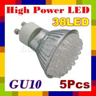   GU10 38LED Bulb Bright White Spot Light Energy Saving Lamp 230V  