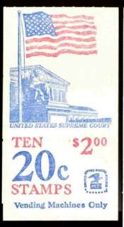 1981 Sc BK140 MINT BOOKLET Flag over Court plate number 1  