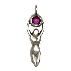    Drawing Down The Moon Goddess Wiccan Pewter Pendant Jewelry