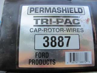 Permashield 3887 Ignition Cap Rotor Spark Plug Wire Set  
