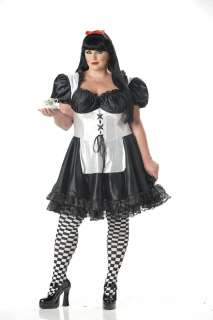 Sexy Dark Women Malice in Wonderland Plus Size Costume  