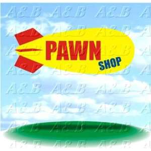 Inflatables   PAWN SHOP   Advertising Helium Blimp Balloon 
