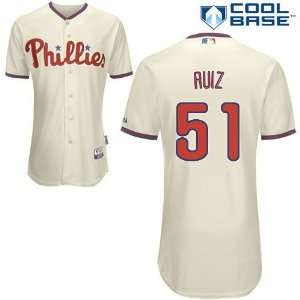  Philadelphia Phillies Carlos Ruiz Authentic Alternate Cool 