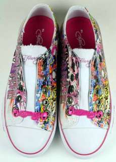 Ed Hardy Womens Yes Shoes Can Obama Fuschia pink STONE  