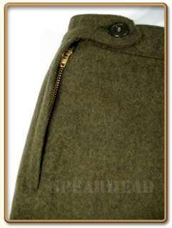 WW2 US Womens Army Corps Khiki Green ETO Skirt S XXL  