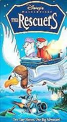 The Rescuers VHS, 1999, 1999 Re Release 786936102666  