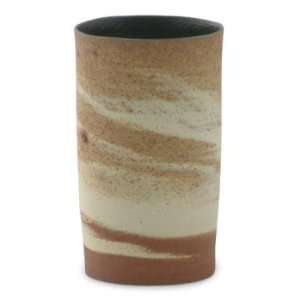  Ceramic vase, Earth Swirls