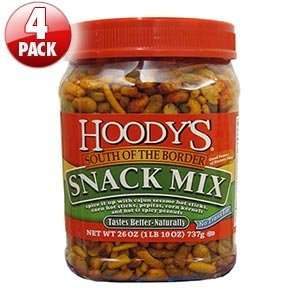  Hoodys South of the Border Snack Mix, 26 Oz. total 4 Jars 