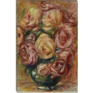  Vase De Roses by Auguste Renoir aka Pierre Auguste Renoir 