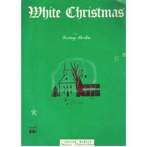  White Christmas Sheet Music Irving Berlin Books