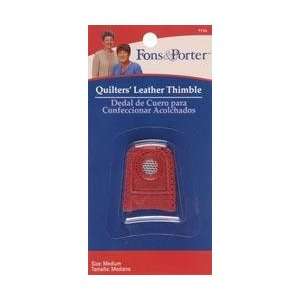  Fons & Porter Quilters Leather Thimble Large By The Each 