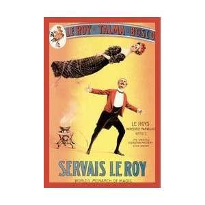  Servais LeRoy Worlds Monarch of Magic 20x30 poster