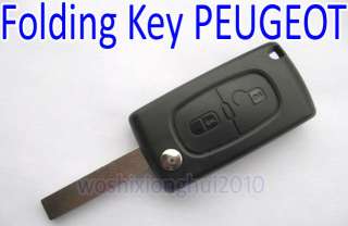 NEW Folding Key case Remote for PEUGEOT 207 307 308 407  