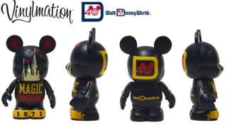 DISNEY 3 VINYLMATION 40th ANNIVERSARY MAGIC KINGDOM  