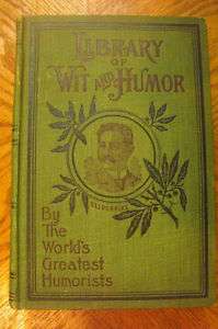 Library of Wit and Humor Eli Perkins Mark Twain &others  