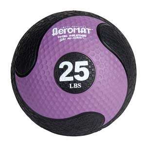  Aeromat 25 lb Rubber Medicine Ball