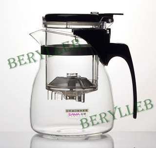 SAMA High Grade Clear Glass Gongfu Teapot With Infuser  