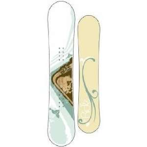  Ride Snowboards Womens Solace Snowboard   White Green 150 