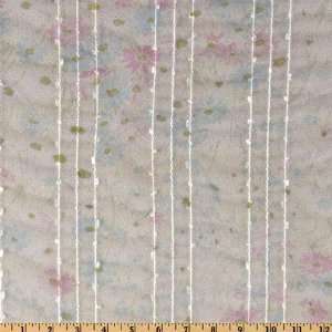  58 Wide Tulle Floral Sequin White Fabric By The Yard 