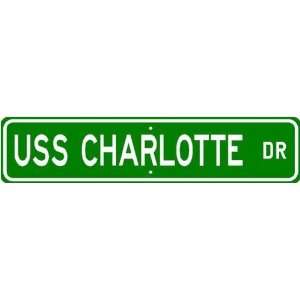  USS CHARLOTTE SSN 766 Street Sign   Navy Ship Gift Sail 