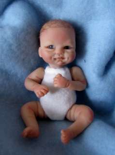 OOAK ART _____ Hand Sculpt Clay Baby Jockey  