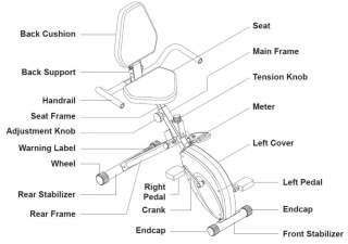Stamina InTONE Folding Cycle Pro Recumbent Exercise Bike NEW 2011 FREE 