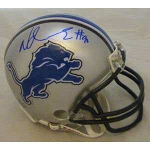 Ndamukong Suh Autographed Detroit Lions Mini Helmet