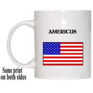  US Flag   Americus, Georgia (GA) Mug 