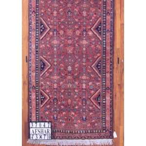  4x7 Hand Knotted Afshar Persian Rug   43x710