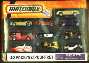 MATCHBOX MBX METAL ~  10 PACK/COFFRET SET    B5609  