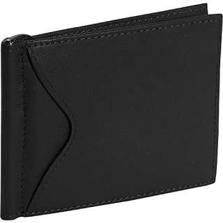 Royce Leather Mens Cash Clip Wallet   Black  