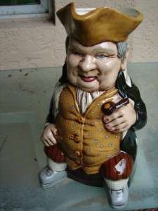 Vintage Toby Jug 7 Inn Keeper Man Hendrickson Trenton NJ Yozie Mold 