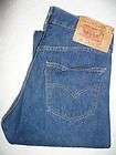 Vintage LEVIS 501 jeans blue straight leg W33 L30  