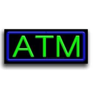  Neon Signs   ATM neon sign 32 x 13 Patio, Lawn & Garden
