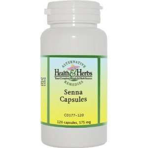  Alternative Health & Herbs Remedies Senna Capsules, 120 