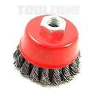 Twist Knot Wire Cup Brush 3 (75mm) for 4 1/2 Grinder