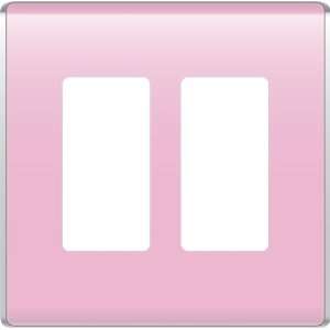  On Q WP5002 CP Studio Double Gang Wall Plate, Cameo Pink 