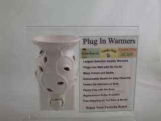   Warmer White Ivy Detachable Base 553 works with Scentsy Tarts  