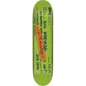 CREATURE HEDDINGS CHECKOUT DECK  7.8 powerply Sports 