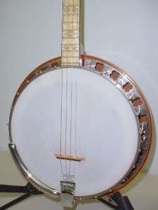 William L. Lange 4 String Tenor Banjo  