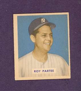 1949 Bowman High #149 Roy Partee Yankees (VG/EX) *57950  