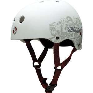 Sector 9 Mosh Pit Helmet Medium White Skate Helmets 