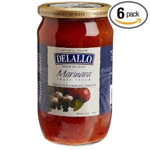 DeLallo Imported Marinara Sauce, 24.3 Ounce Jars (Pack of 6)  